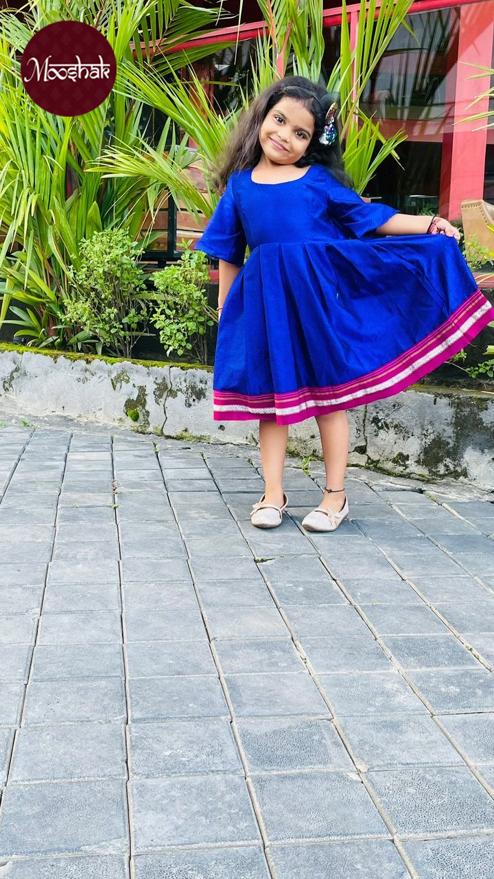 mother daughter matching purple frock and roll dresses