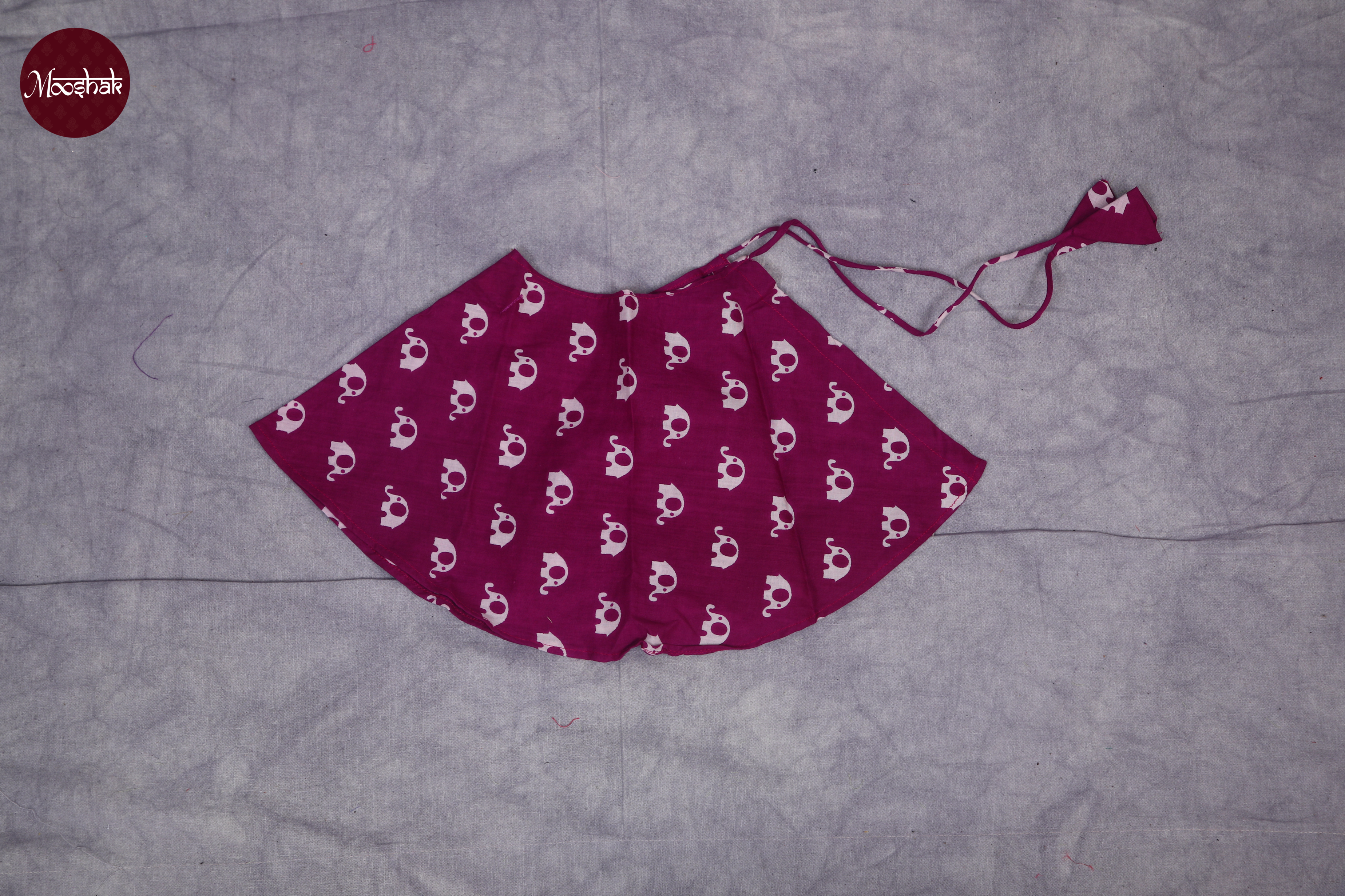 Angel Whisper - Onesie Rompers in Purple with elephant print
