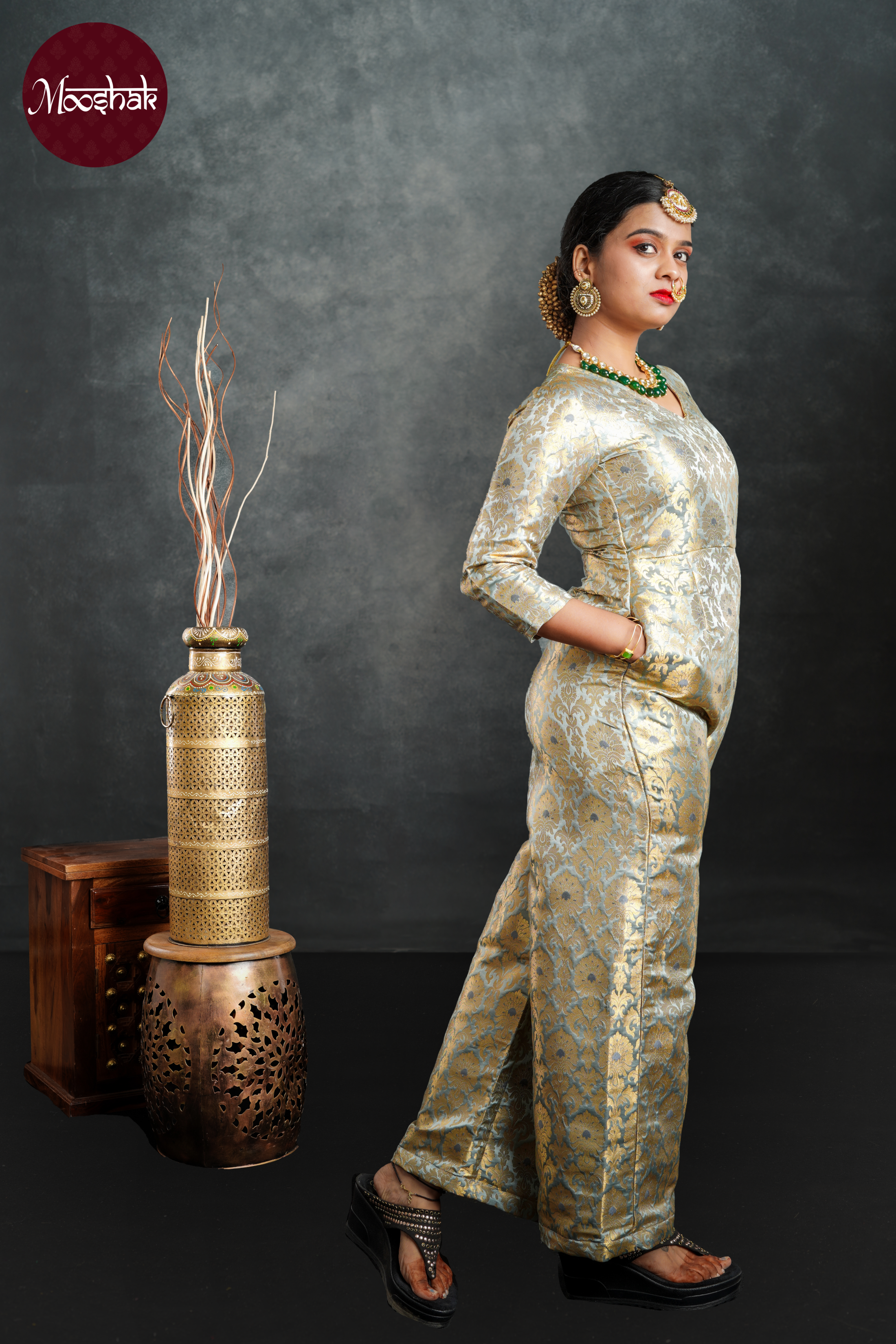 ethnic jumpsuit for mother and daughter