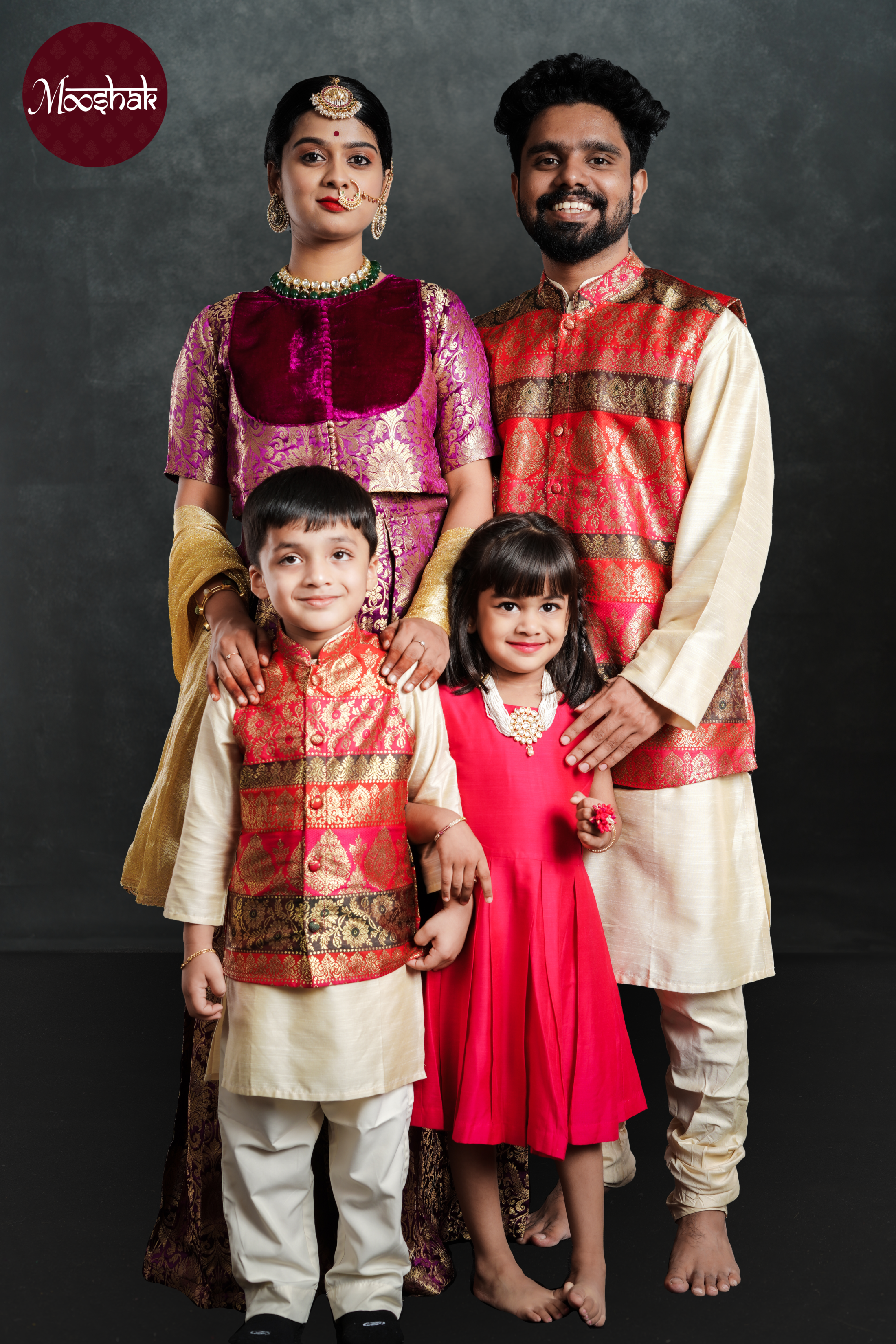 Mishri - Frock in Pink silk cotton